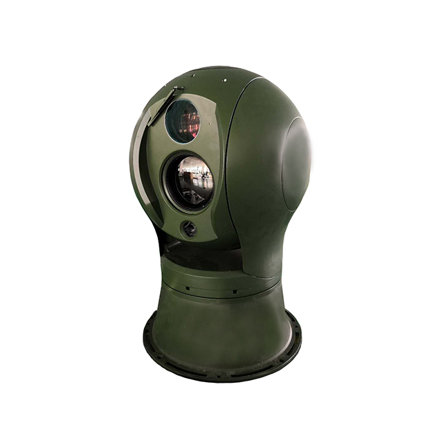 Dome Type 640x512 Uncooled Continuous Zoom Dual Spectrum Photoelectric Pod Thermal Night Vision Camera