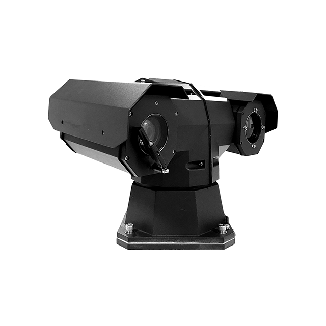 Vehicle Mounted 384x288 HD Dual Sensor Temperature Measurement Pan Tilt Day Night Thermal Imaging Camera 