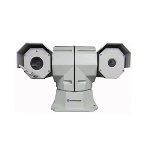 Vehicle Mounted 384x288 HD Dual Sensor Temperature Measurement Pan Tilt Day Night Thermal Imaging Camera 